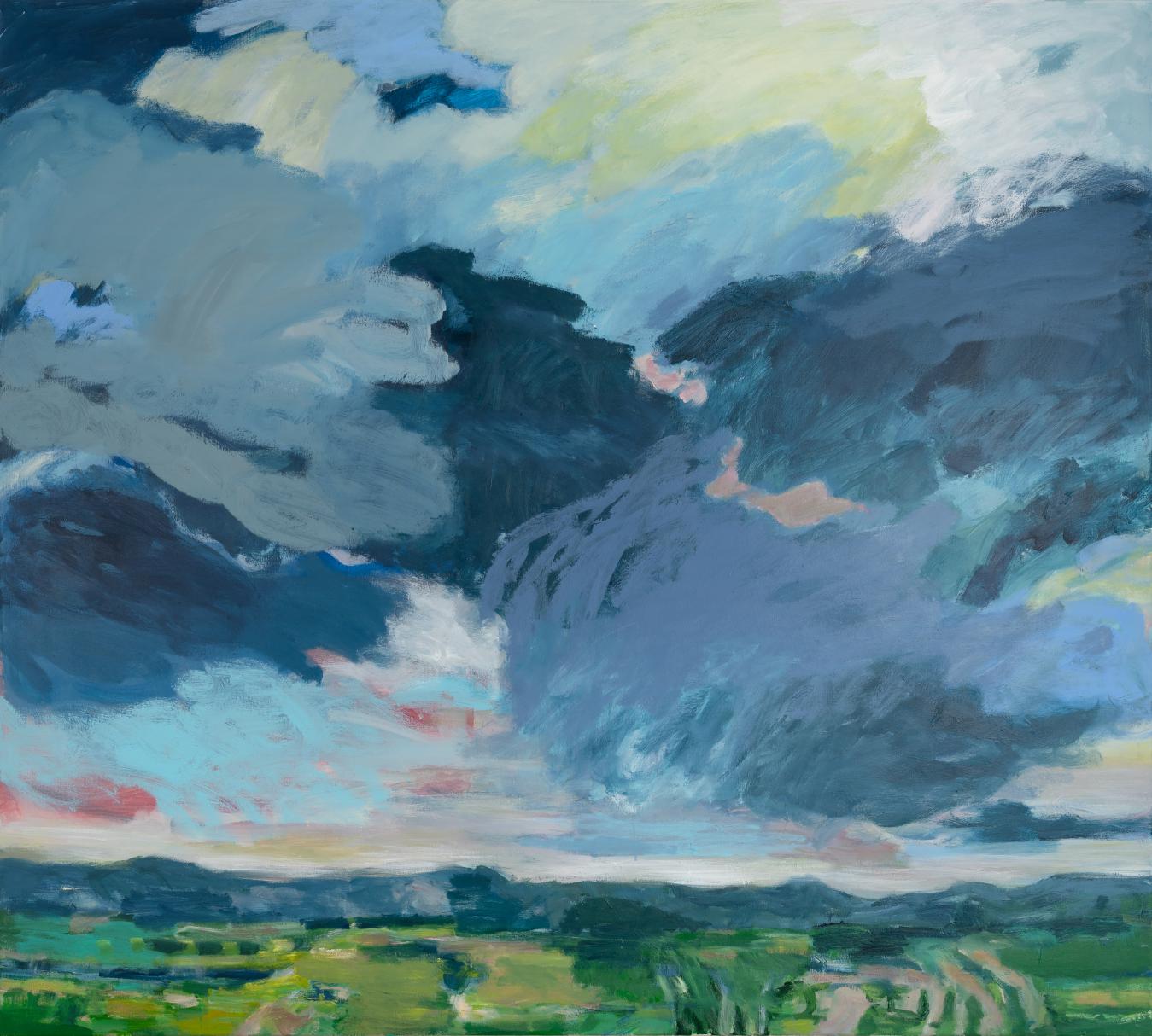 "Himmel" 2020,180 x 200 cm, Acryl auf Leinwand